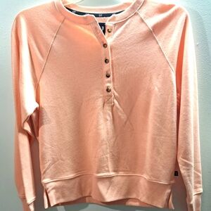 Vintage GAP 3/4 button cropped sweatshirt